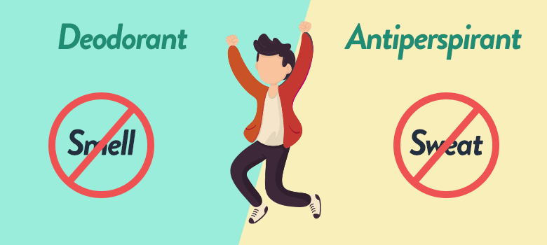 Difference Between Deodorant and Antiperspirant